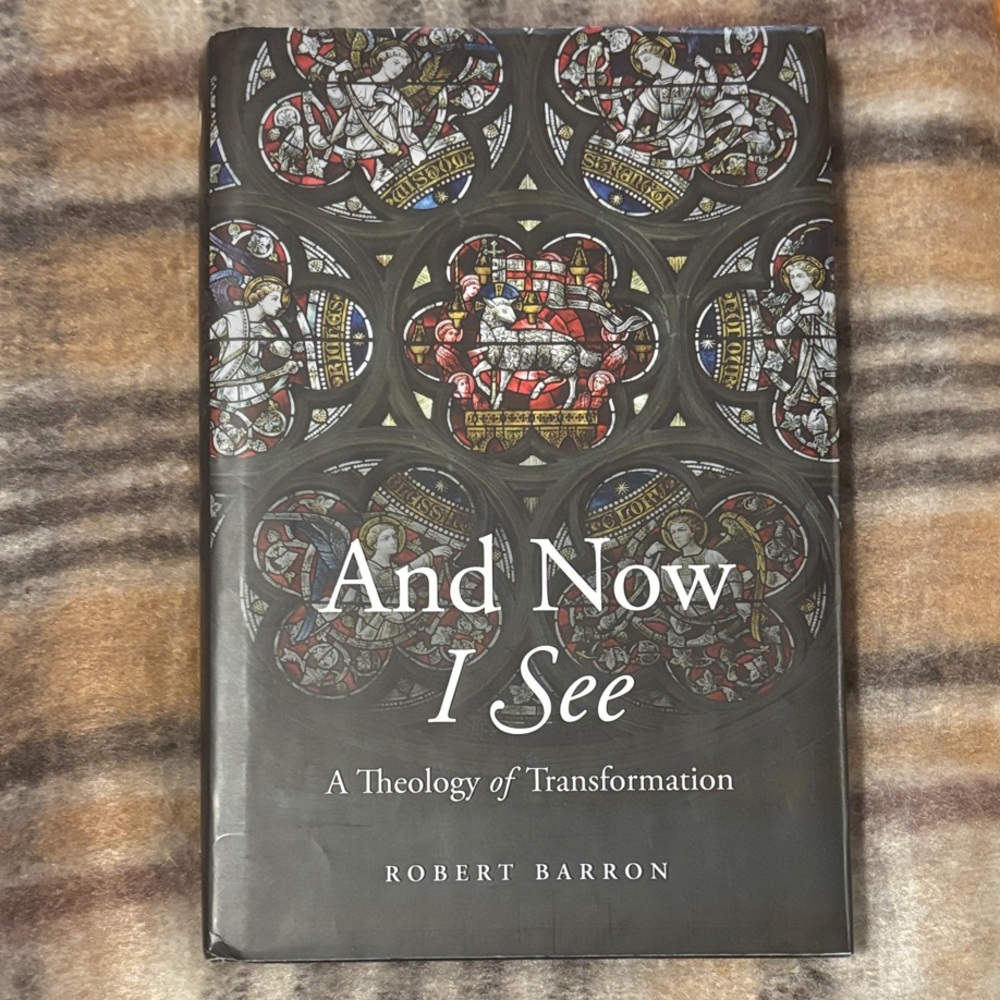 And Now I See - Robert Barron (Black Cover with Stained Glass Design)